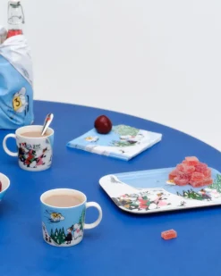 Tarjoilu^Moomin Arabia Sesonki tarjotin 27x20 cm Mäkihyppy