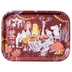 Tarjoilu^Moomin Arabia tarjotin 27x20 cm Juhlan Aika