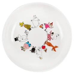 Lastenhuone|Astiat^Moomin Hahmot lautanen syvä 17 cm melamiini