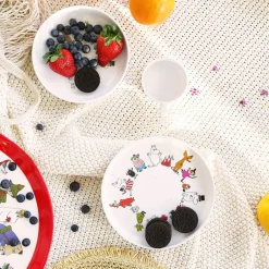 Lastenhuone|Astiat^Moomin Hahmot lautanen syvä 17 cm melamiini