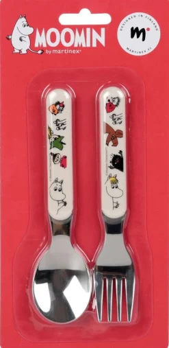 Lastenhuone|Aterimet^Moomin Hahmot lusikka ja haarukka