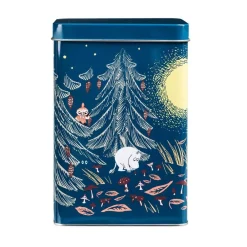 Ruoansäilytys Ja Järjestys^Moomin kahvipurkki Ikimetsä sininen