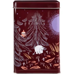 Ruoansäilytys Ja Järjestys^Moomin kahvipurkki Ikimetsä punainen