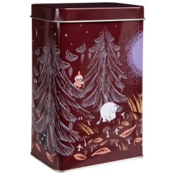 Ruoansäilytys Ja Järjestys^Moomin kahvipurkki Ikimetsä punainen