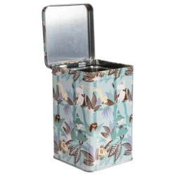 Ruoansäilytys Ja Järjestys^Moomin neliökahvipurkki Muumi Latvus sinivihreä