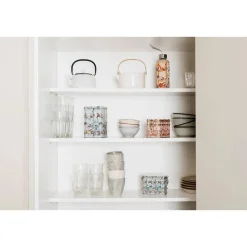 Ruoansäilytys Ja Järjestys^Moomin neliökahvipurkki Muumi Latvus sinivihreä