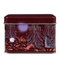 Ruoansäilytys Ja Järjestys^Moomin teepurkki Ikimetsä punainen