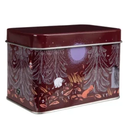 Ruoansäilytys Ja Järjestys^Moomin teepurkki Ikimetsä punainen