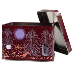 Ruoansäilytys Ja Järjestys^Moomin teepurkki Ikimetsä punainen