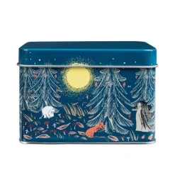 Ruoansäilytys Ja Järjestys^Moomin teepurkki Ikimetsä sininen