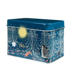 Ruoansäilytys Ja Järjestys^Moomin teepurkki Ikimetsä sininen