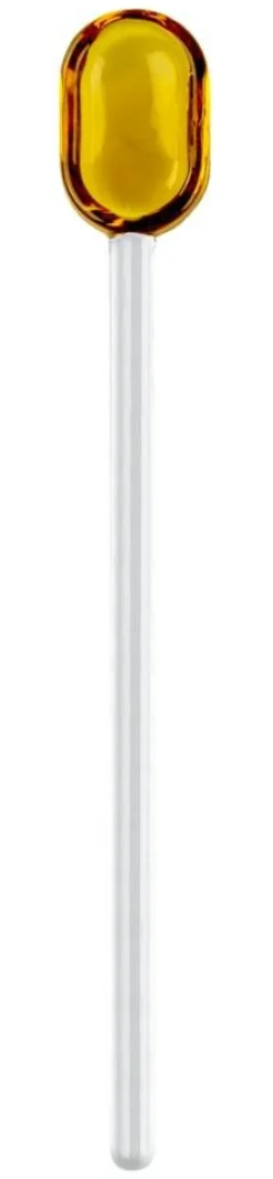 Aterimet^Muurla lasilusikka keltainen/kirkas