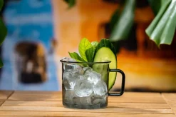 Astiat^Muurla lasimuki harmaa 3,5 dl