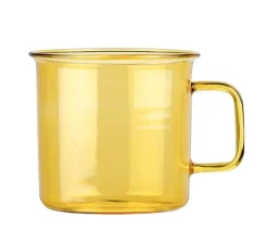 Astiat^Muurla lasimuki keltainen 3,5 dl