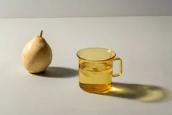 Astiat^Muurla lasimuki keltainen 3,5 dl