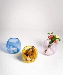 Lyhdyt Ja Kynttilänjalat^Muurla Muumi kynttilälyhty Pikku Myy keltainen 9,5 cm