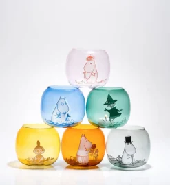 Lyhdyt Ja Kynttilänjalat^Muurla Muumi kynttilälyhty Pikku Myy keltainen 9,5 cm