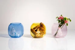 Lyhdyt Ja Kynttilänjalat^Muurla Muumi kynttilälyhty Muumipeikko sininen 9,5 cm