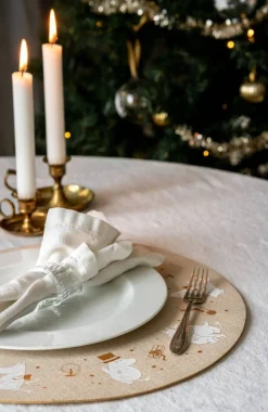 Keittiötekstiilit^Muurla Muumi r-PET pöytätabletti Tähtihetki Ø 38 cm