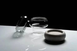 Maljakot Ja Ruukut^Muurla Rinkeli kynttilälyhty/maljakko harmaa 18,5 cm