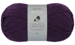 Kankaat Ja Käsityötarvikkeet^Novita 7 Veljestä lanka 100 g krookus 777