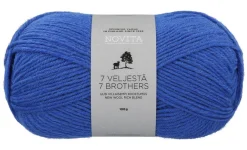 Kankaat Ja Käsityötarvikkeet^Novita 7 Veljestä lanka 100 g 136 lobelia