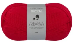 Kankaat Ja Käsityötarvikkeet^Novita 7 Veljestä lanka 100 g joulu 549
