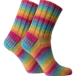 Kankaat Ja Käsityötarvikkeet^Novita 7 Veljestä Raita lanka 100 g sateenkaari 980