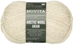 Kankaat Ja Käsityötarvikkeet^Novita lanka Arctic Wool Aran 100g 631 poro