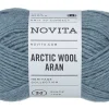 Kankaat Ja Käsityötarvikkeet^Novita lanka Arctic Wool Aran 100g 124 ikijää