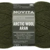 Kankaat Ja Käsityötarvikkeet^Novita lanka Arctic Wool Aran 100g 357 tunturipaju