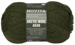 Kankaat Ja Käsityötarvikkeet^Novita lanka Arctic Wool Aran 100g 357 tunturipaju