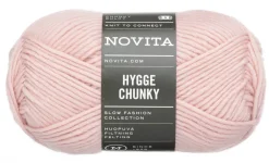 Kankaat Ja Käsityötarvikkeet^Novita lanka Hygge Chunky 100g 504 ruusuvesi