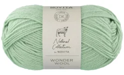 Kankaat Ja Käsityötarvikkeet^Novita lanka Wonder Wool 50 g 308 jade