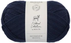 Kankaat Ja Käsityötarvikkeet^Novita lanka Wonder Wool 50 g 163 iltahämärä