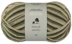 Kankaat Ja Käsityötarvikkeet^Novita Nalle Raita lanka 100 g menninkäinen 8201