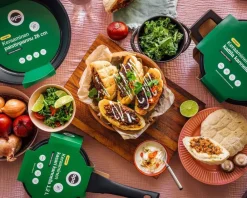 Paistoastiat^Opa paistokasari Cerapro 28 cm kannella