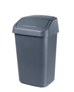 Paperikorit Ja Roska-Astiat^Orthex Heiluriroskis 10 L tummanharmaa