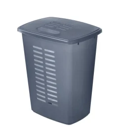 Vaatehuolto^Orthex Likapyykkikori 60 L tummanharmaa