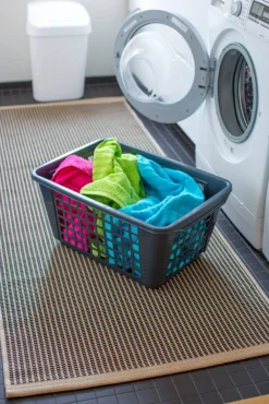 Vaatehuolto^Orthex Pyykki-/yleiskori 46 L tummanharmaa