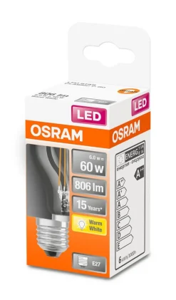 Lamput Ja Valaisintarvikkeet^Osram LED pienkupulamppu 806lm 2700K E27