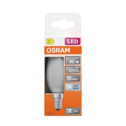 Lamput Ja Valaisintarvikkeet^Osram LED Star Classic B 40 Filament 3.4W 840 Frosted E14