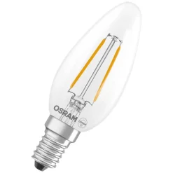 Lamput Ja Valaisintarvikkeet^Osram LED Star Classic B 25 Filament 1.8W 840 Clear E14