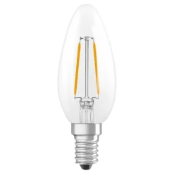 Lamput Ja Valaisintarvikkeet^Osram LED Star Classic B 25 Filament 1.8W 840 Clear E14
