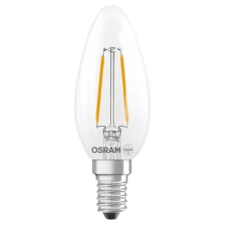 Lamput Ja Valaisintarvikkeet^Osram LED Star Classic B 25 Filament 1.8W 827 Clear E14