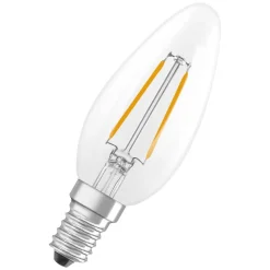Lamput Ja Valaisintarvikkeet^Osram LED Star Classic B 25 Filament 1.8W 827 Clear E14