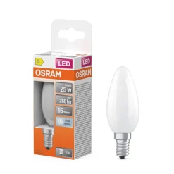 Lamput Ja Valaisintarvikkeet^Osram LED Star Classic B 25 Filament 1.8W 840 Frosted E14
