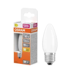 Lamput Ja Valaisintarvikkeet^Osram LED Star Classic B 40 Filament 3.4W 827 Frosted E27