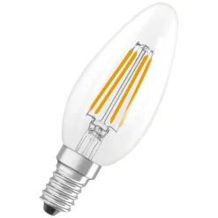 Lamput Ja Valaisintarvikkeet^Osram LED Star Classic B 40 Filament 3.4W 840 Clear E14