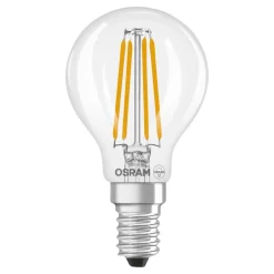 Lamput Ja Valaisintarvikkeet^Osram LED Star Classic P 40 Filament 3.4W 840 Clear E14